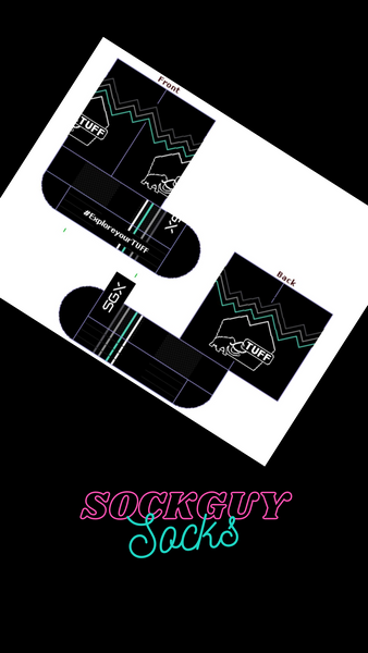 #ExploreYourTUFF SGX Socks
